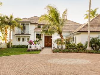 HGTV Dream Home 2016 Paver Driveway With Tropical Landscaping