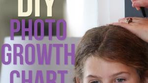 DIY Photo Growth Chart